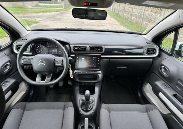 Citroen C3 cena 24999 przebieg: 105000, rok produkcji 2017 z Czeladź małe 301